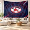 Boston Red Sox Wall Tapestry, Soft Fabric Wall Hanging, Decorative Backdrop For Bedroom Home Wall Art