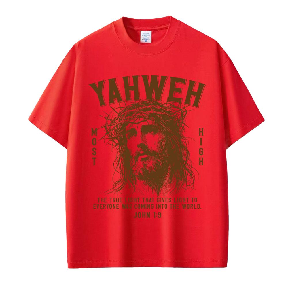 Christian Religious Yahwen Jesus Graphic T Shirts Unisex Unisex Fashion Vintage Summer Tshirts Oversized 100 Cotton Casual Tshirt