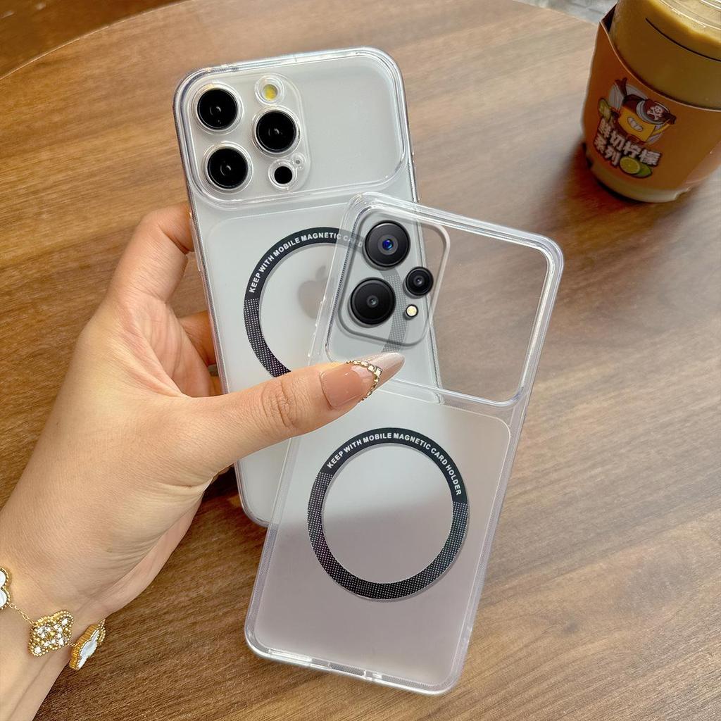 Case for realme 9 5G,9 4G,9 Pro+,9 Pro,Narzo 50 Pro 5G Wireless Charging Magnetic Ring Casing Anti-Fingerprint Matte Cover
