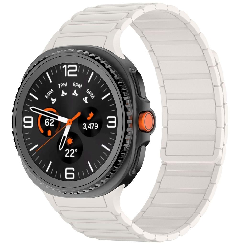 No Gap Silicone Band for Samsung Galaxy Watch 8 40mm 44mm Magnetic Strap for Galaxy Watch 8 Classic 46mm Sports Bracelet Correa