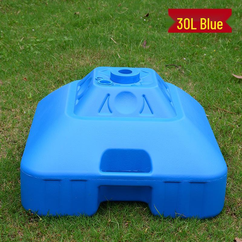 Großer Outdoor-Gewerbeschirm mit Doppelrippen - Sonnenschirm für Sonne, Werbung und Standnutzung