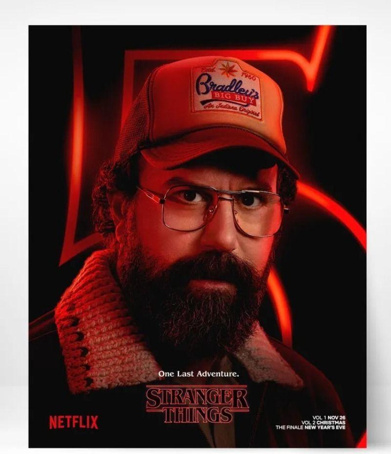 

Плакат-бляшана табличка Stranger Things Сезон 5 20x30 см Ретро Декор стін