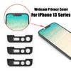1/3PCS Accessoires pour appareil photo Capuchon de confidentialité en métal Curseur de caméra avant Autocollant pour objectif Cache-webcam Pour iPhone 13 ProMax Mini