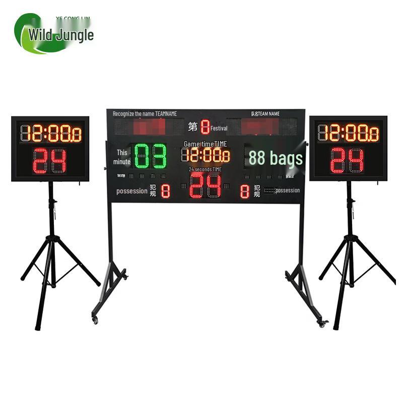 Basketball Electronic Scoreboard with Shot Clock