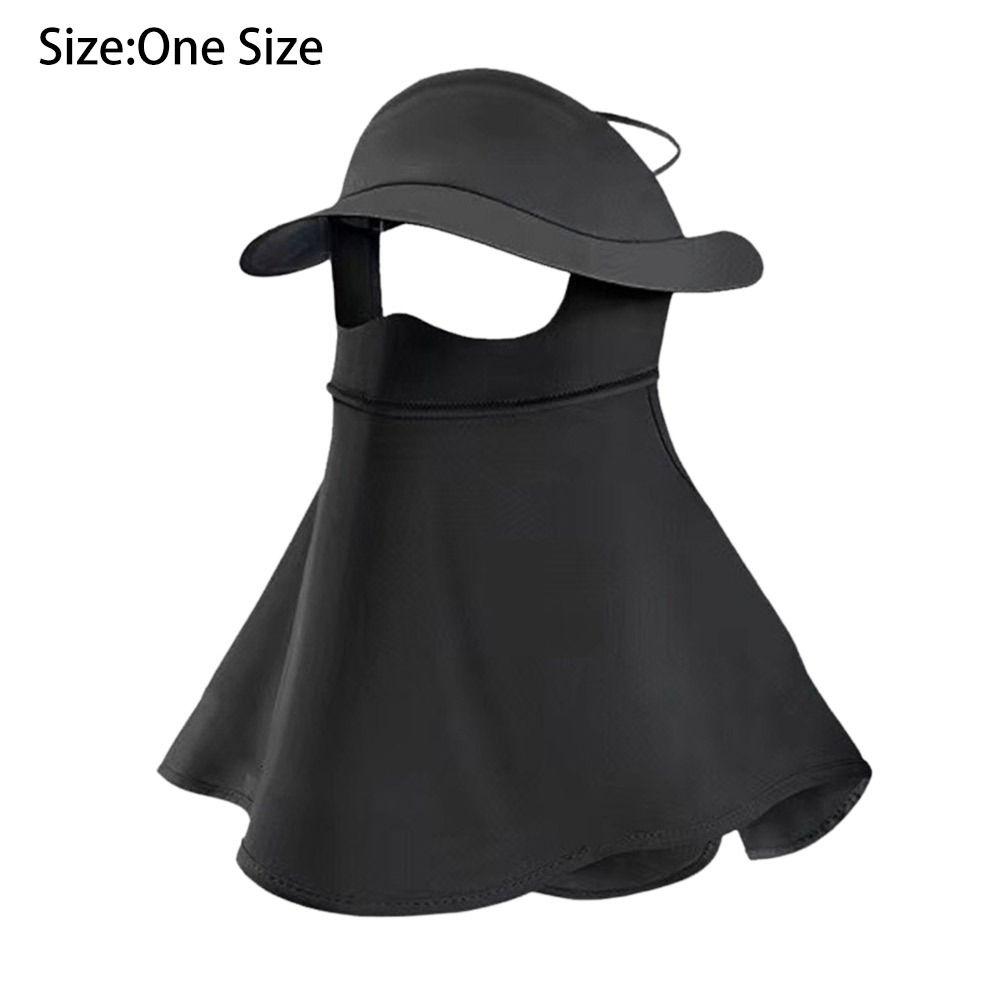 Ice Silk Sun Protection Mask UPF50+ Sunshade Face Mask New Anti-UV Neck Scarf Outdoor