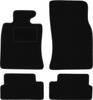 Black Velour Floor Mats For: Mini Cooper II R57 Convertible (2006-2013)