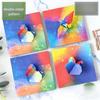 400 sheets Colored Origami Set | 9.5 X 9.5 Cm Square Sheets, Includes Paper Cranes, Airplanes,And Hearts,Gifts,Party Decorations