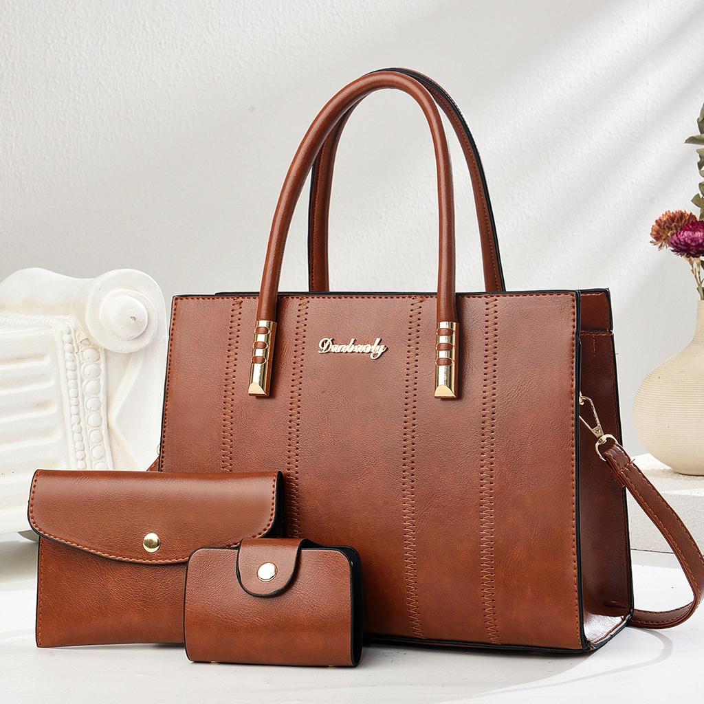 Model Nou Geantă Maternă Culoare Contrast Îmbinată Geantă de Mână de Mare Capacitate Modă Simplă cu Un Singur Umăr Crossbody Temperament Geantă Maternă