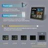 Wireless Weather Station Large Color Screen Digital Dual Alarm Clock Barometer Thermometer Hygrometer Weather Forecast Sensor