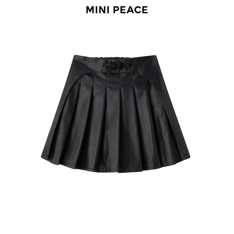 MiniPeace Girls Spring Pleated Short Skirt 110