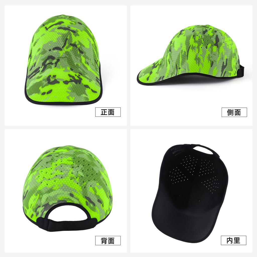 Graffiti printing, sweat-absorbing, breathable and seamless integrated baseball cap for women, springback camouflage seamless integrated baseball hat