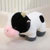 Simulation Cow Plush Toy Kids Soothing Companion Animal Doll Pillow Doll Birthday Gift
