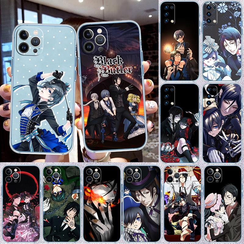 RP7 Black Butler Transparent Case for LG K22 K30 K40 K40S K41 K42 K50 K50S K51 K51S K52 K61 K62 K71 K92 Q60 Q61 V40 V50 V60