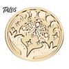 Fantasy Theme Handbook Collage Vintage European Magic Themed Wax Seal Stamp Head, Solid Brass Exquisite Artistic Craft Engraved Sealing Head