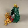 Christmas Tree Backflow Incense Burner Decoration Xmas Tree Santa Claus Resin Incense Holder Home Office Desktop Ornament
