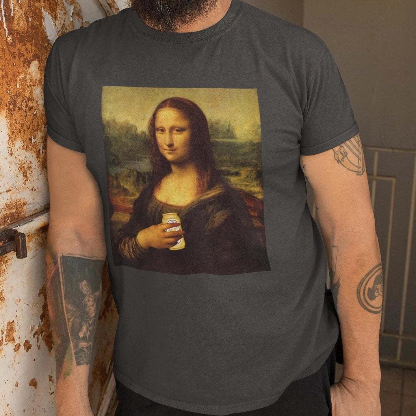 Mona Lisa Beer Shirt 2XL