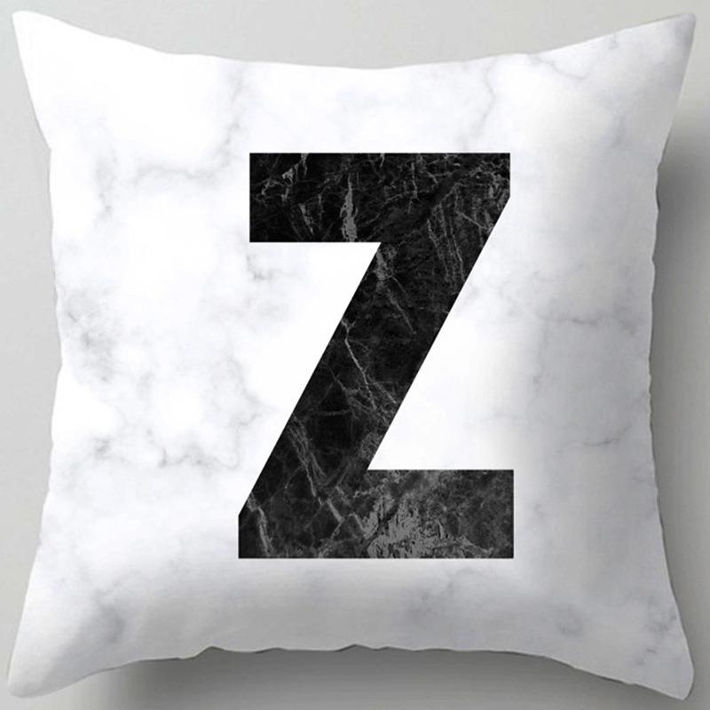Living Room Sofa Pillow, Office Seat, Lumbar Pillow, Bedside Pillow, Simple Letter Printed Pillow Case, Home Furnishing