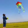 Good Flying Colorful Rainbow Kite Easy To Fly Children's Kite New Beach Diamond Kite  Family Trips