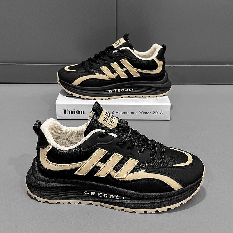 Autumn men's shoes new platform sports shoes versatile simple casual dad shoes breathable light Forrest Gump shoes men