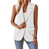 Spring/Summer 2026 Women's Sleeveless Commuting Waistcoat Suit