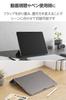 ELECOM Case Cover for iPad Air Adjustable Clear Flap with Sleep 13-inch (M3/M2) 2025/2024, Angle, Mode, Fabric, Gray, TB-A25XWVCGY