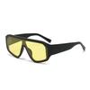 New Oversized Frame Joined Body Square Sunglasses Women's  Designer Fashion Sun Glasses Women Outdoor Sports Eyewear UV400