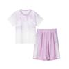 Girls' Tie-Dye Casual Sport Two-Piece Set