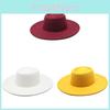 Woolen Fedora Hat Unisex With Large Brim And Satin Texture For Spring And Fall Wear