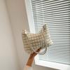 Yogodlns Femmes Tempérament Minimaliste Sac À Bandoulière Doux Plissé Sous Les Bras Sac Femmes Printemps Et Été Nouveau Sac À Bandoulière Petit Sac Carré