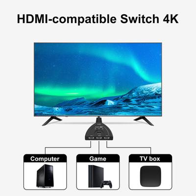 4K HD-kompatibel Switcher3-in 1 Heraus mit Taste Schnelle Schalt Delicate Genaue Sound Effekte HDMI-kompatibel Konverter