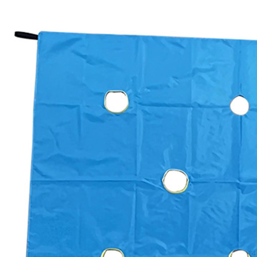 Tarp for Kids Group Activities Teamwork Coordination Fun with 6 Balls