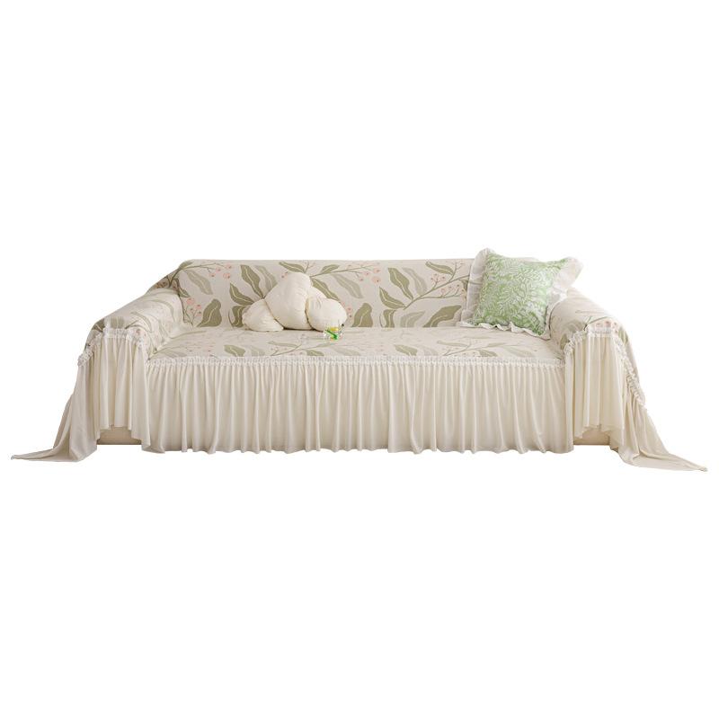 Summer Cool Ice Silk Sofa Towel Cover All-inclusive Skirt Cream Wind 2025 New Non-slip Sofa Towel