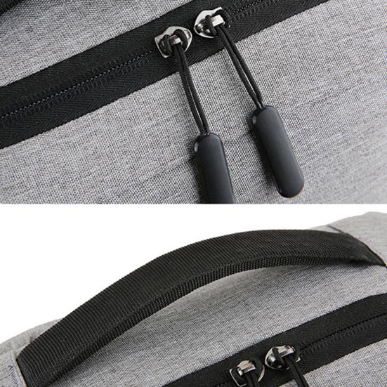 Unisex Batoh na notebook Oxford Tkanina Vodotěsný Batoh Vícekomorový Batoh s USB nabíjecím portem pro Služební cestu Práci Školu