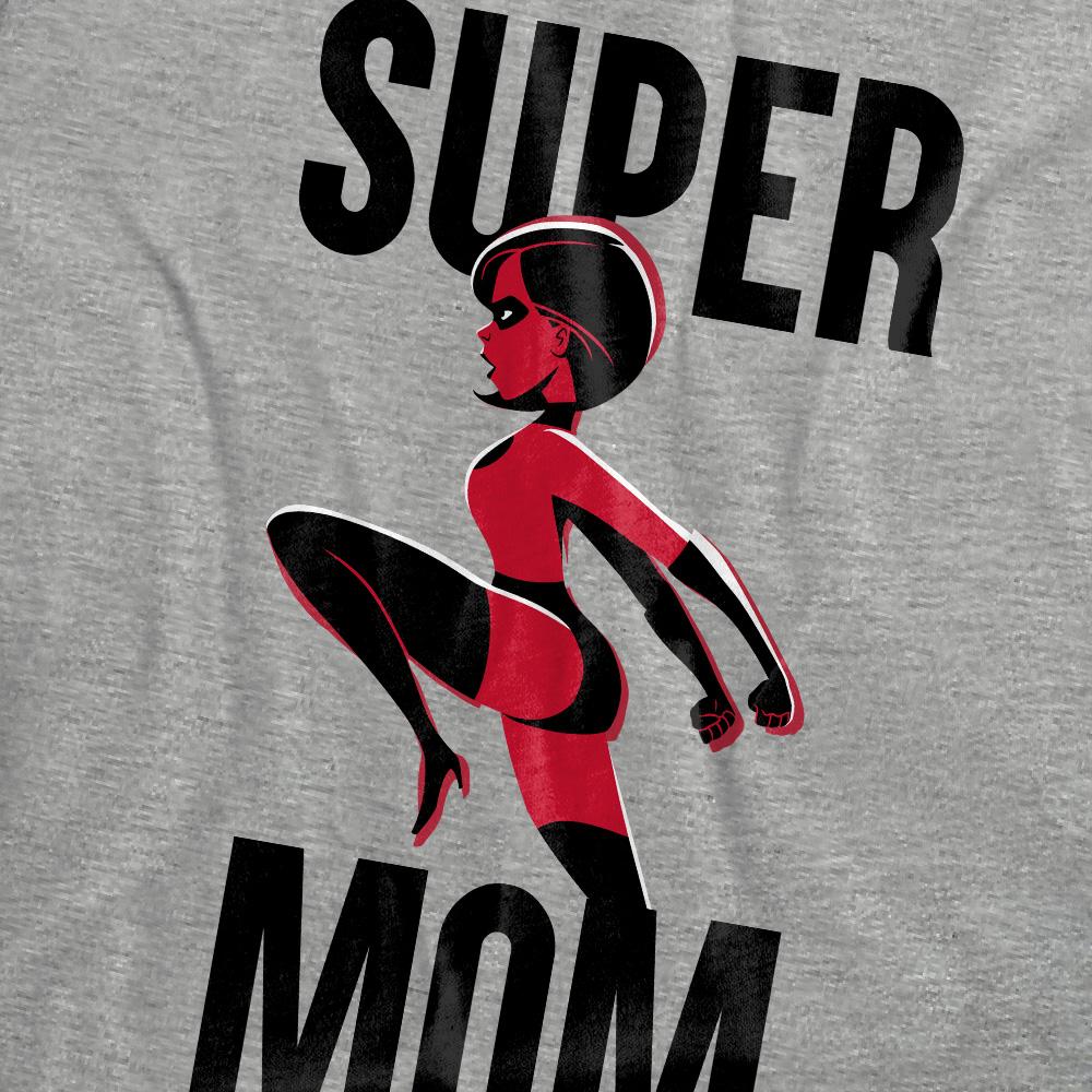 The Incredibles Womens/Ladies Super Mom Heather T-Shirt