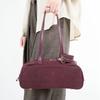 New Top Layer Frosted Cowhide Women's Bag, Vintage Underarm Bowling Bost Bag, Stylish Single Shoulder Large Capacity Handbag