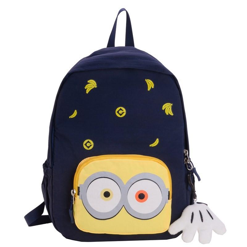 Delightful And Blue Beige Kids Backpack For Toddlers With Spacious Compartment And Trendy Design Elements