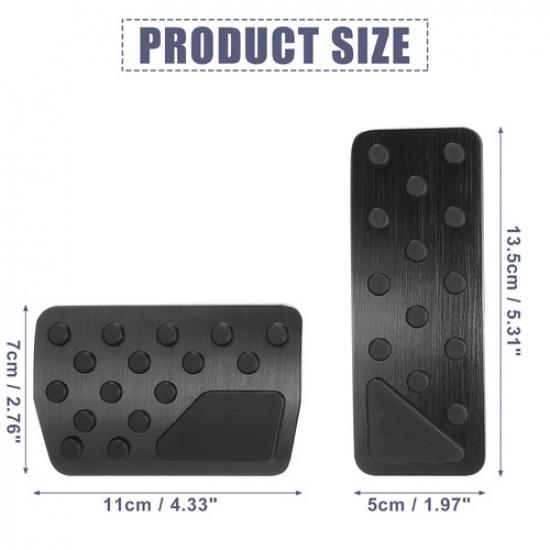 1 Set Brake Pedal Pad Gas Accelerator Pedal Cover  for Jeep Grand Cherokee