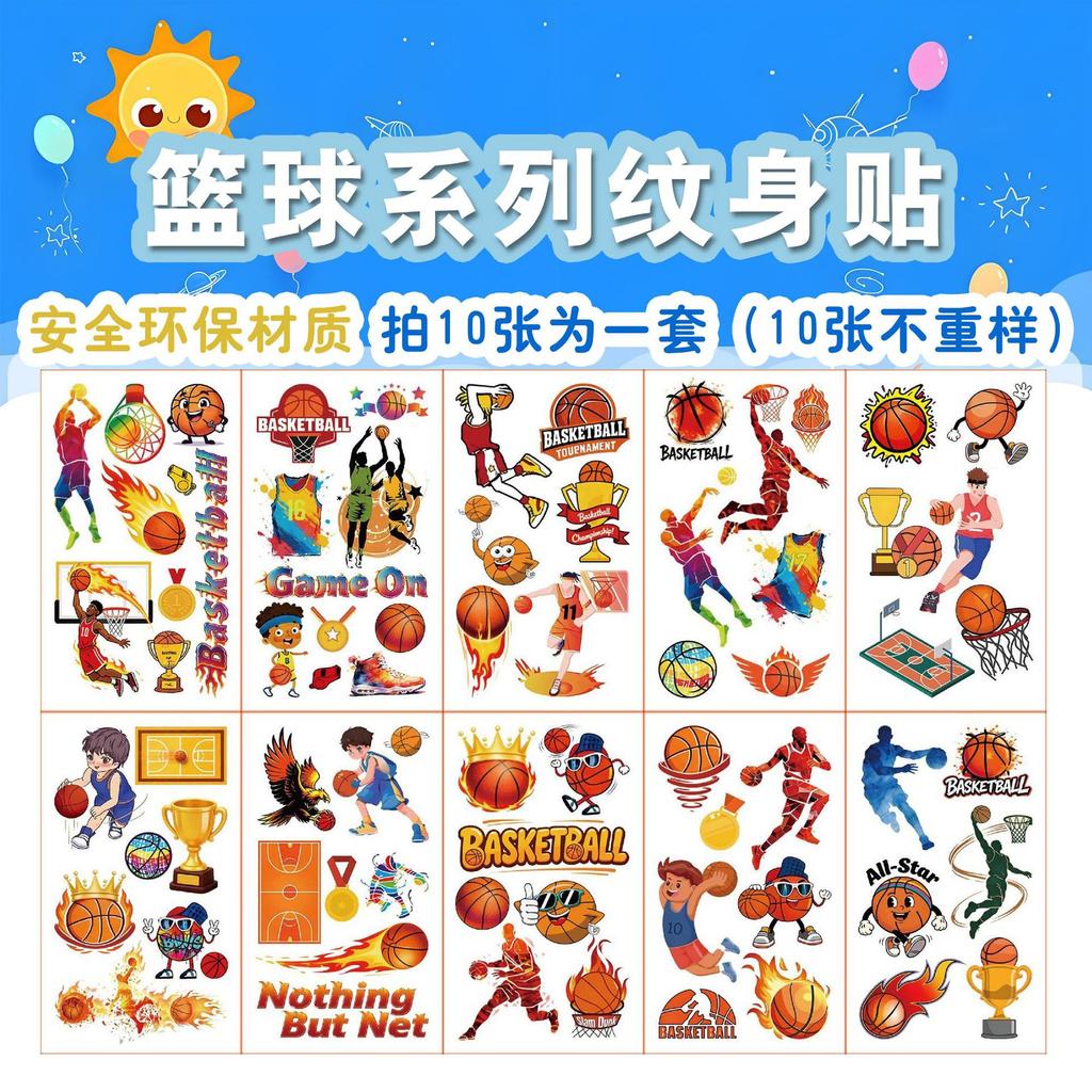 Halloween Party Kids Dress Up Tattoo Stickers Cartoon Waterproof Temporary Stickers Holiday Gifts Face Stickers