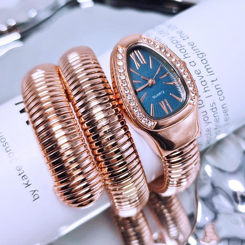 Snake Ladies Bracelet Watch Quartz Watch Personalized Bracelet Watch