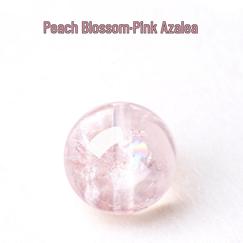 Rose Quartz & Strawberry Quartz Crystal Beads for DIY Jewelry
