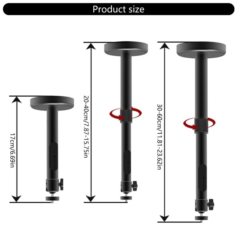 Universal Extendable/Fixed Length Projector Stand Holder Easy Control Bracket Rack for Bedroom Living Room Setsup