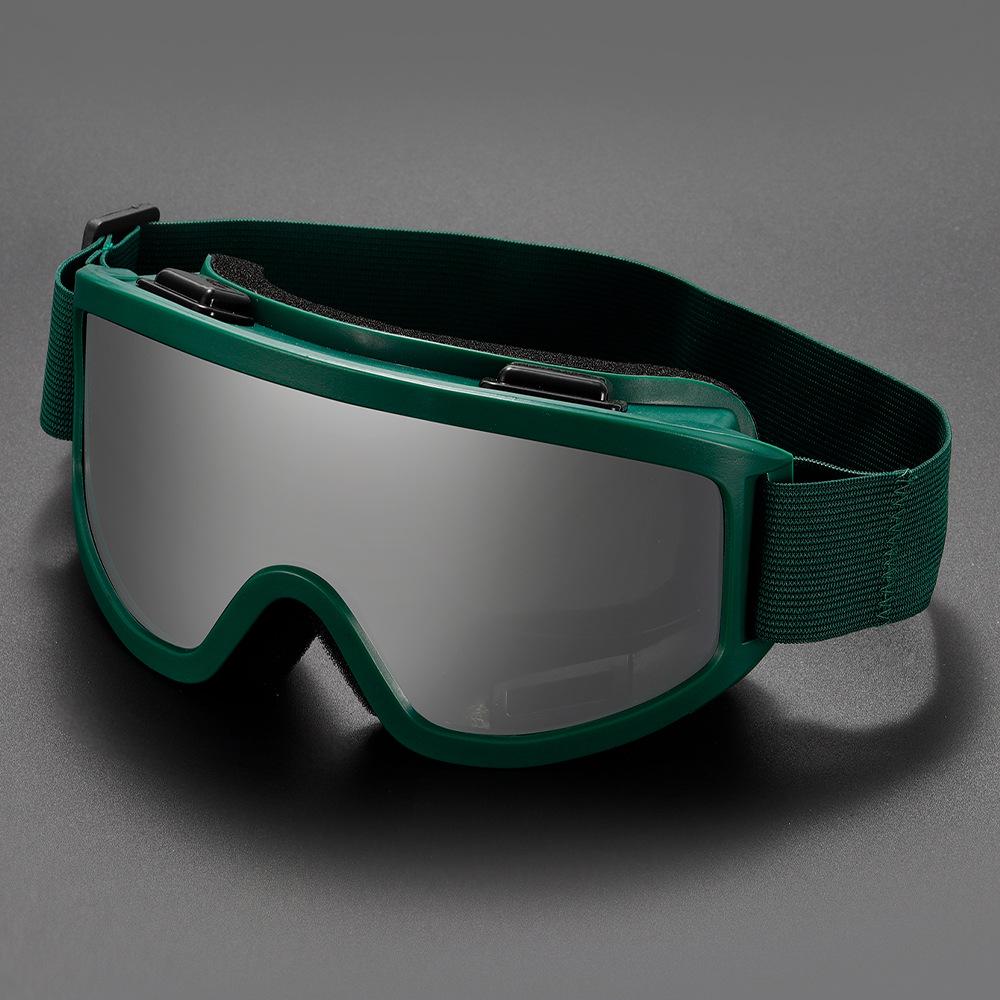 Cross-border Fashion Anti-fog Ski Goggles: Large Frame, Wind & Sand Proof, Colorful Protective Sports Glasses