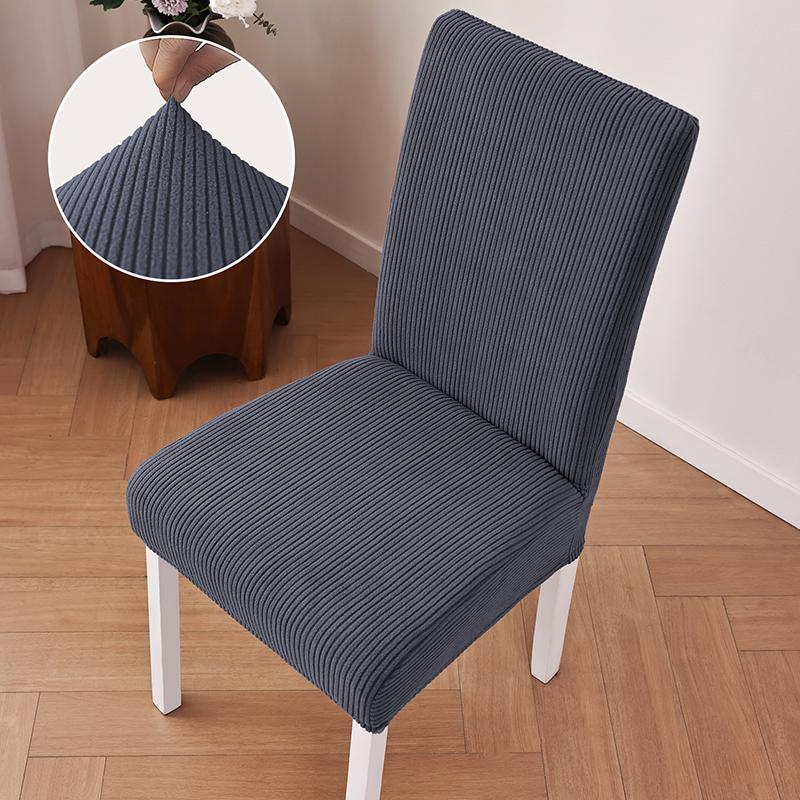 1PC Jacquard Chair Covers Elastic Universal Dining Chair Slipcover Durable Kitchen Seat Slipcover for Banquet Restaurant Wedding