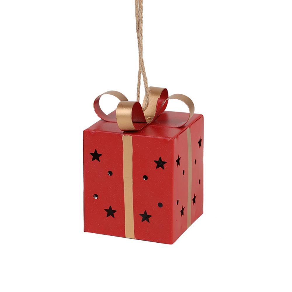 

Подвеска-рождественский подарок, светящиеся рождественские украшения, подвеска на рождественскую елку, Новый год красный