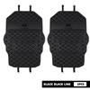 Leather Car Seat Back Protector Kick-Proof Anti Slip Child Mat For Hyundai GDi N Line i10 Azera Genesis G70 G80 G90 Accent TT3