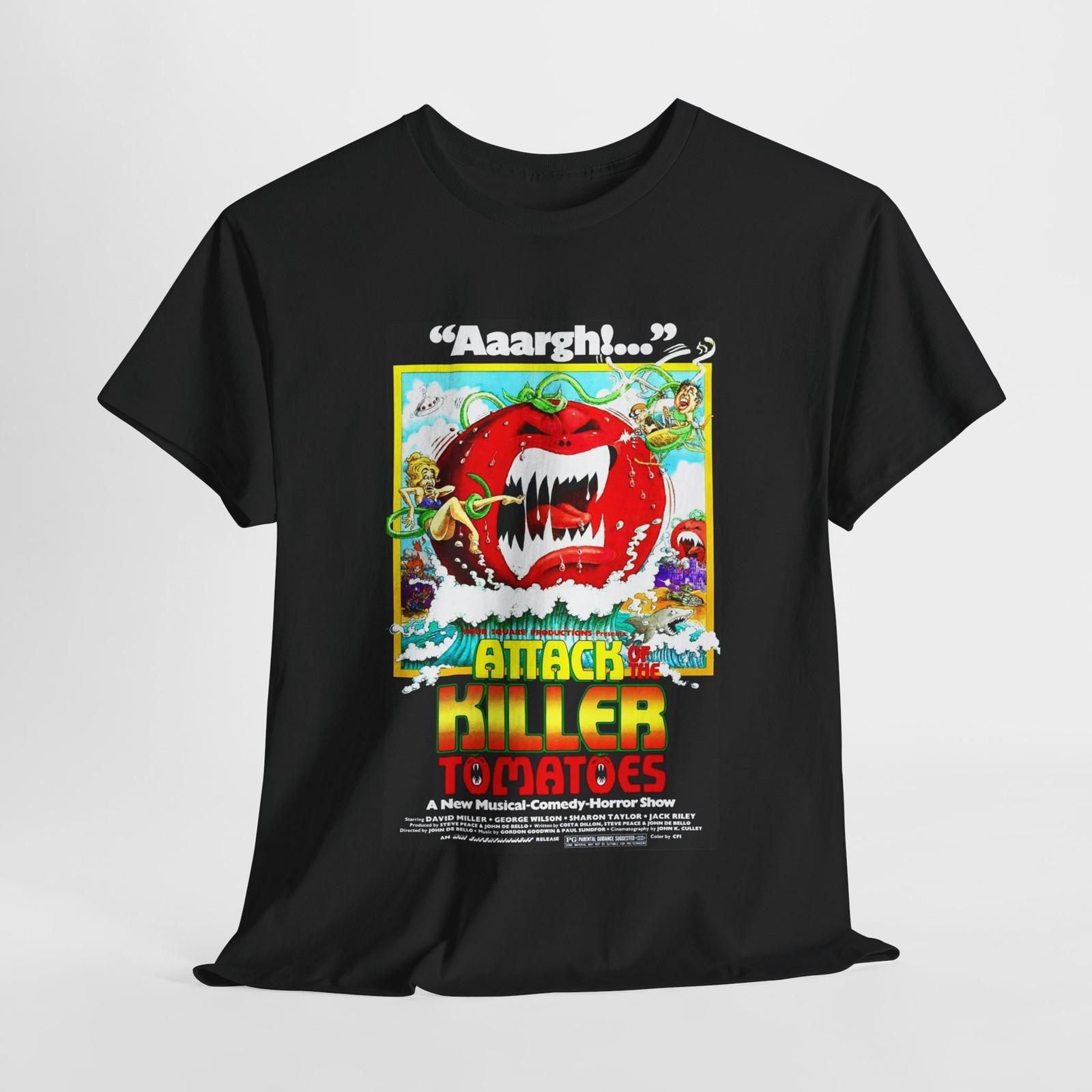 Attack of the Killer Tomatoes T-Shirt 80s Retro Horror Movie Poster Tee XL