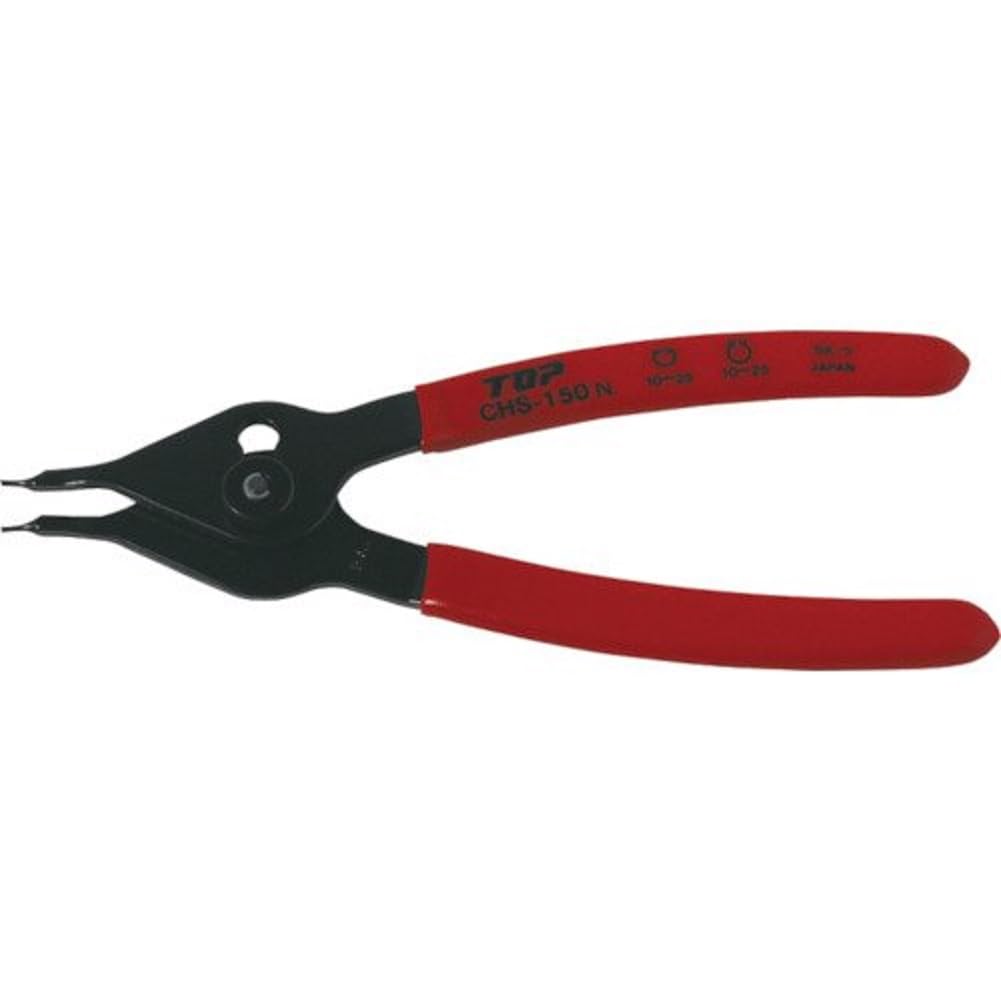 TOP Industrial Convertible Shaft and Hole Snap Made in Japan (TOP) Pliers, Compatible, 19mm-40mm Shaft, 19mm-65mm Hole, Ring, C-Ring, CHS-200N,