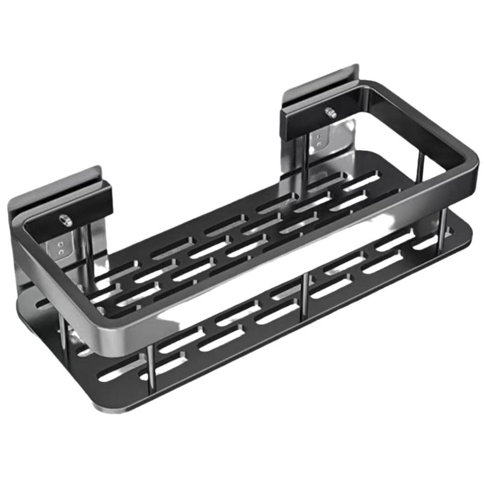 Punch-Free Wall-Mounted Triangular Bathroom Shelf for Storage