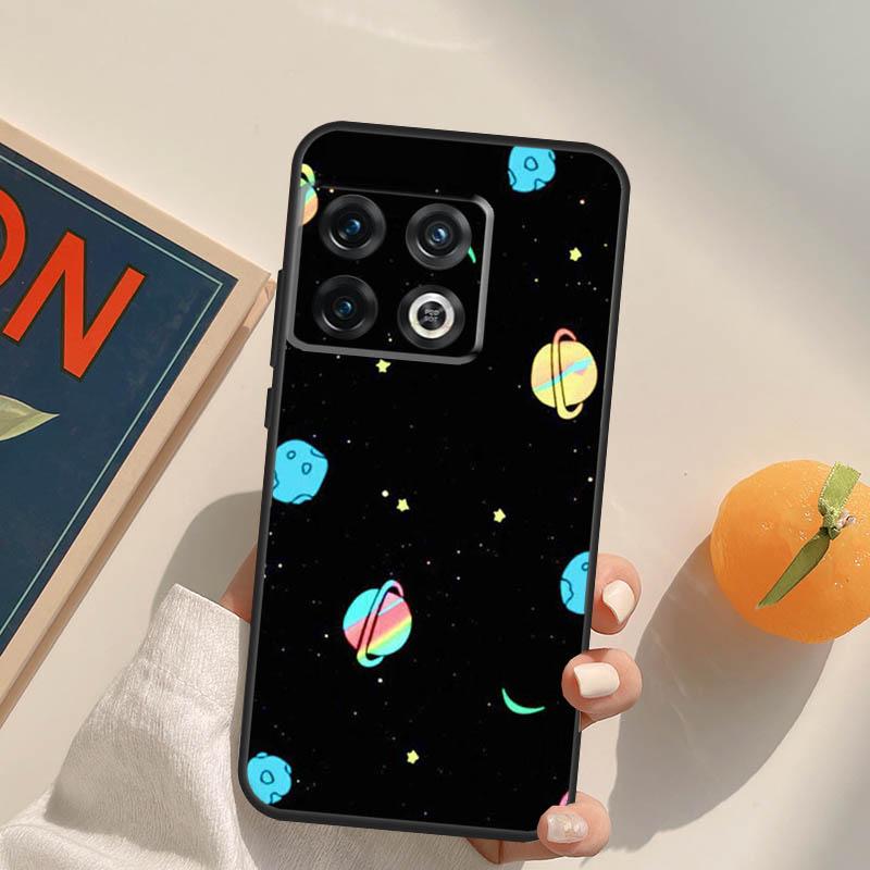 

Черный Чехол Космос Звезды Астронавт Для OnePlus 15 13 12 11 13R 12R 10T 8T 13T OnePlus Nord 5 CE 3 2 4 Lite N20 N30 OnePlus Nord CE3Lite