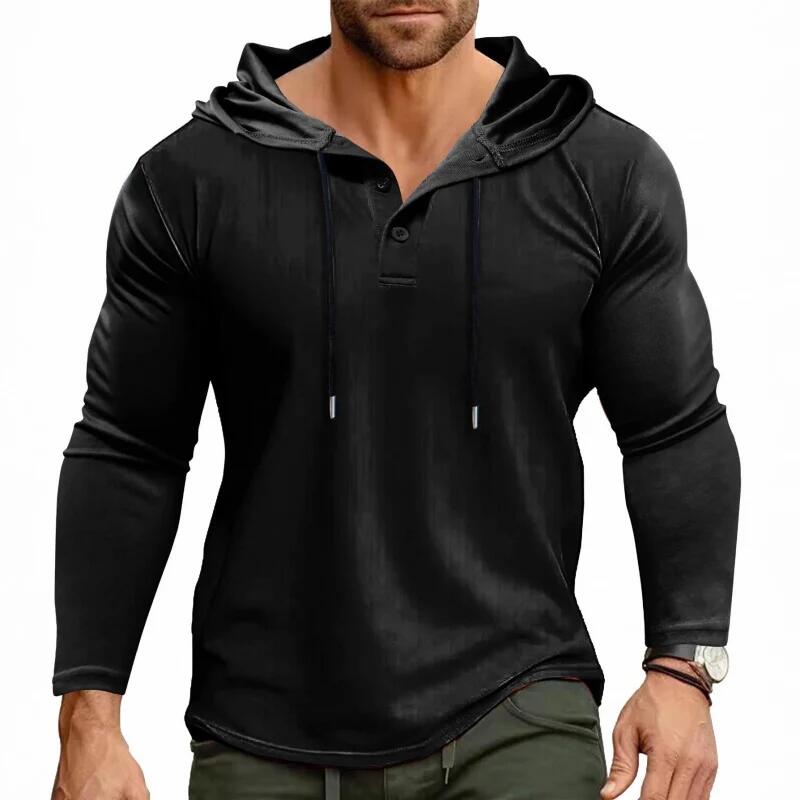 Men's Hooded Sweatshirts Fashion Casual Sports Loose Tees